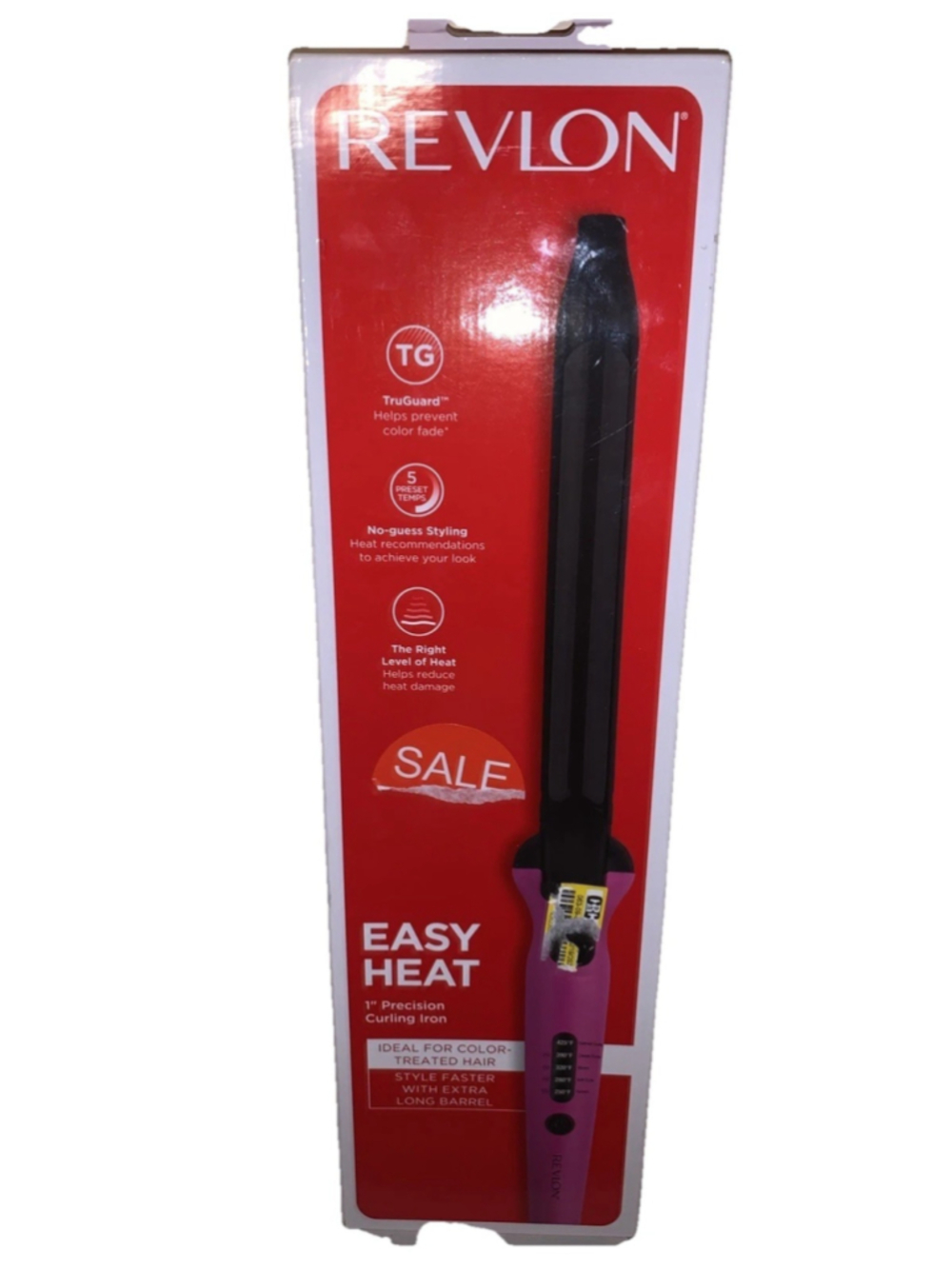 Revlon Easy Heat 1" Precision Flat Iron - Hair Styling